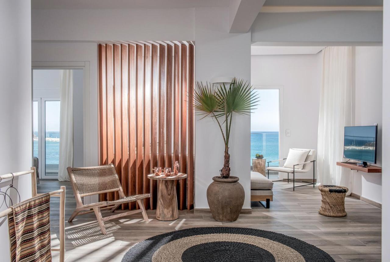 Khroma Luxury Suite 1 Beach Front Apartment Limenas Chersonisou Exterior foto